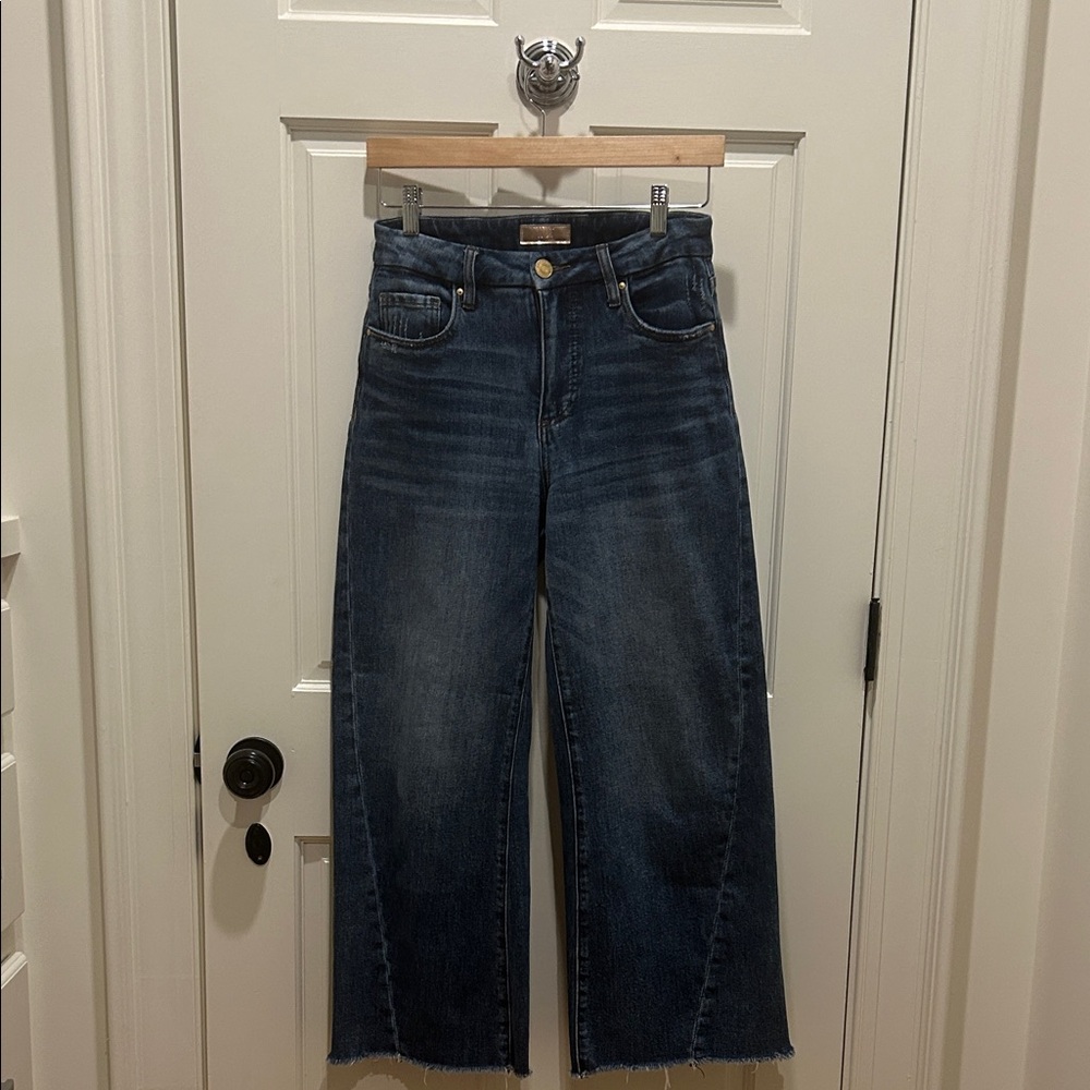 Kut from the Kloth Dark Wash Cropped Jeans